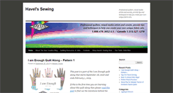 Desktop Screenshot of blog.havelssewing.com